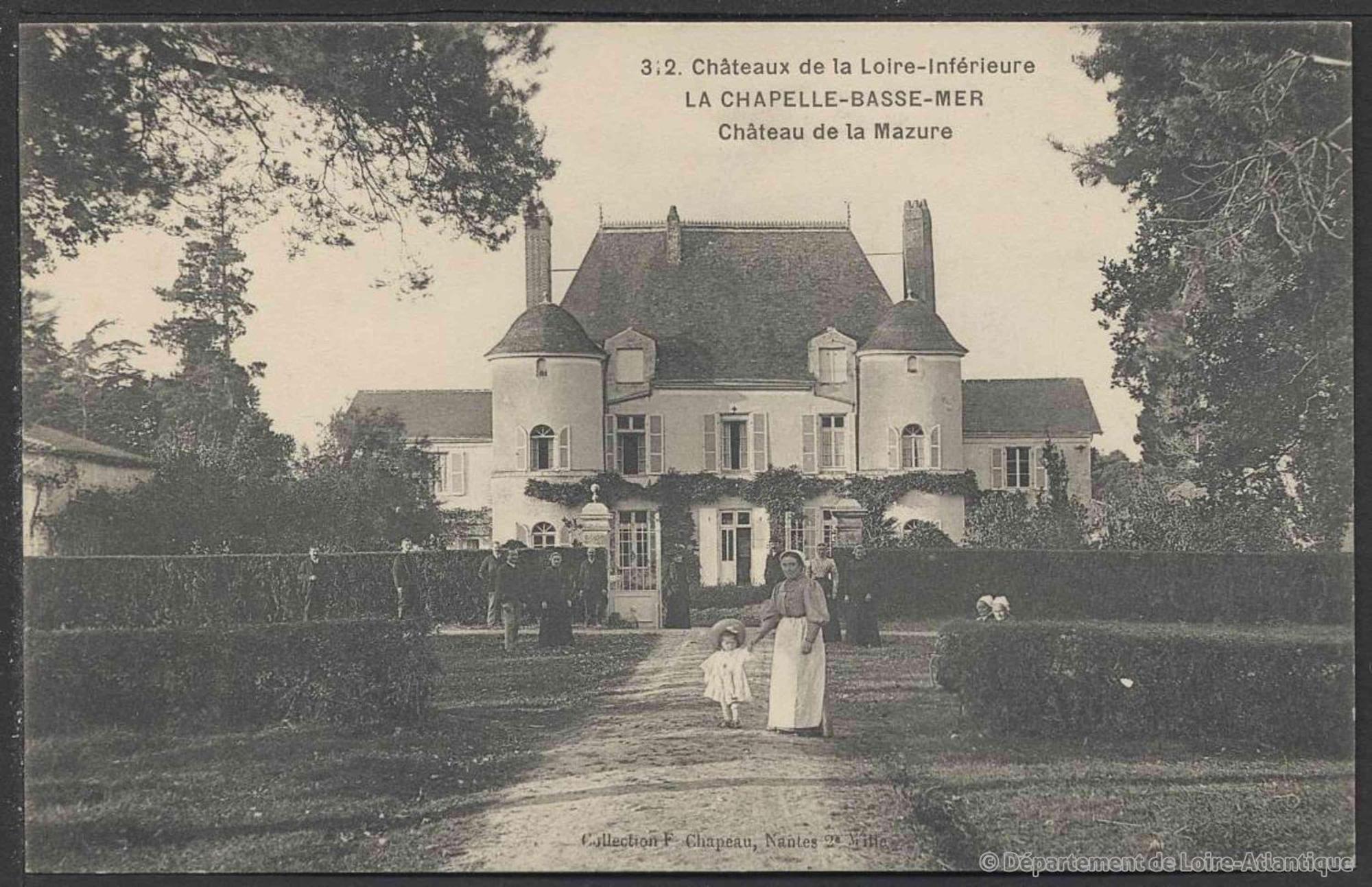 Domaine De La Mazure Bed & Breakfast La Chapelle-Basse-Mer Eksteriør bilde